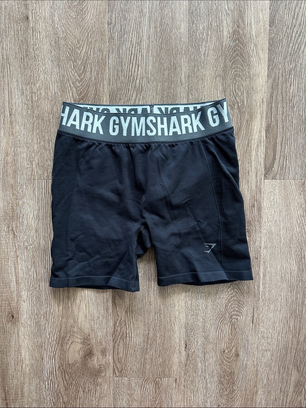 Gymshark Flex Shorts Black Medium Mid Rise Activewear